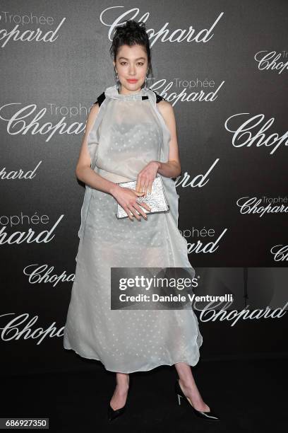 Guest attends the Chopard Trophy photocall at Hotel Martinez on May 22, 2017 in Cannes, France.