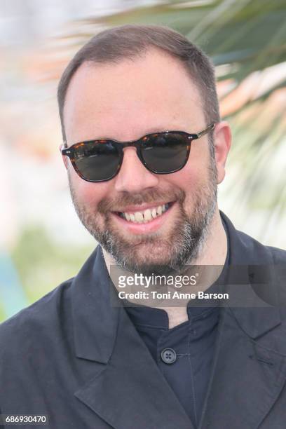 Yorgos Lanthimos attends the "The Killing Of A Sacred Deer" Photocall during the 70th annual Cannes Film Festival at Palais des Festivals on May 22,...