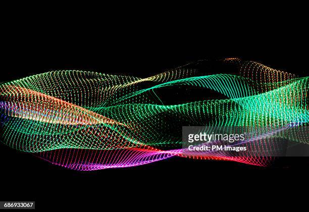 Abstract of multi colored lights
