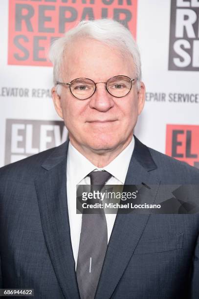 Actor Steve Martin attends the Elevator Repair Service Theater 25th Anniversary Gala at Tribeca Rooftop on May 22, 2017 in New York City.