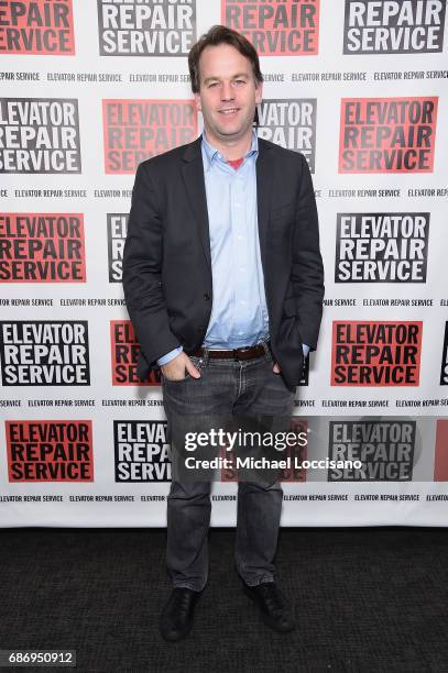 Comedian Mike Birbiglia attends the Elevator Repair Service Theater 25th Anniversary Gala at Tribeca Rooftop on May 22, 2017 in New York City.