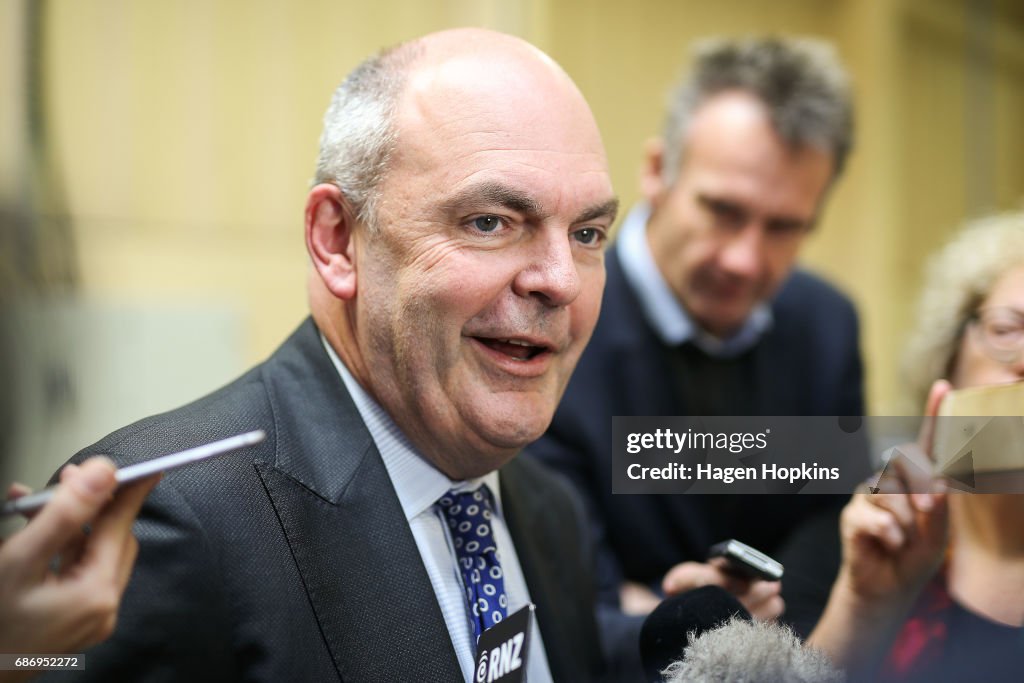 Finance Minister Steven Joyce Visits Budget 2017 Printer