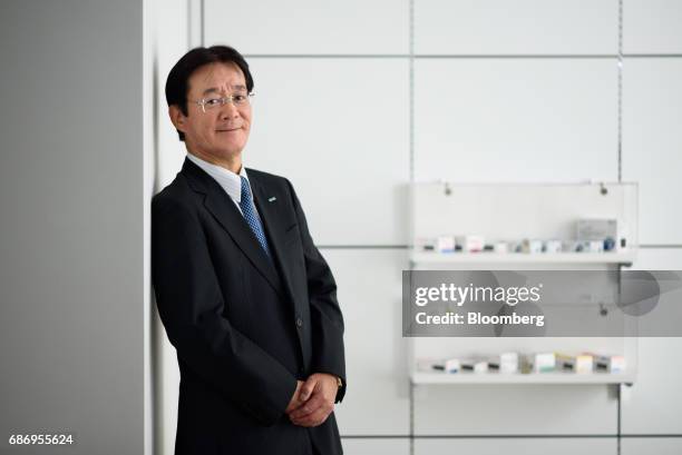 Mitsuo Sawai, president of Sawai Pharmaceutical Co., poses for a photograph in Tokyo, Japan, on Wednesday, May 17, 2017. Sawai Pharmaceutical, which...