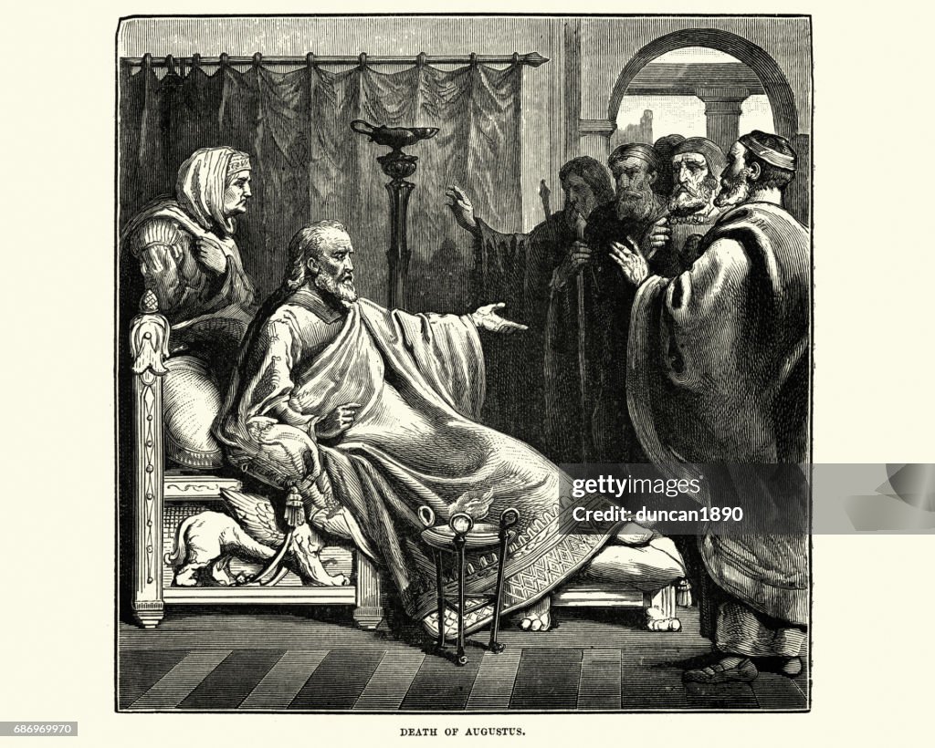 Death of Augustus, Roman Emperor