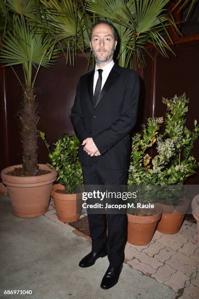Emmanuel Lubezki attends Fondazione Prada Private Dinner during the 70th annual Cannes Film Festival at Restaurant Fred L'Ecailler on May 22, 2017 in...