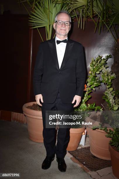 Thierry Fremaux attends Fondazione Prada Private Dinner during the 70th annual Cannes Film Festival at Restaurant Fred L'Ecailler on May 22, 2017 in...