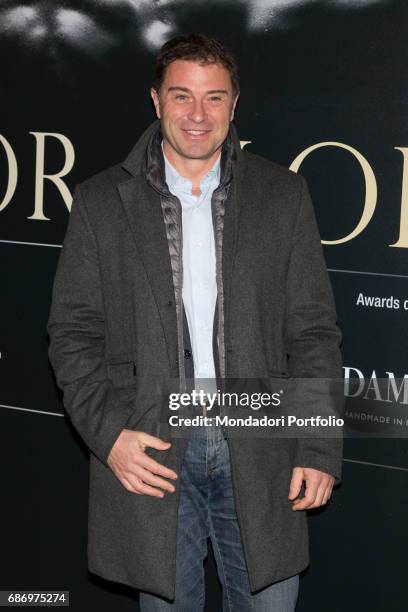 Ex canoeist Antonio Rossi at the event Gazzetta Sports Awards 2016 at Unicredit Pavillon in Milan. Milan, Italy. 14th December 2016