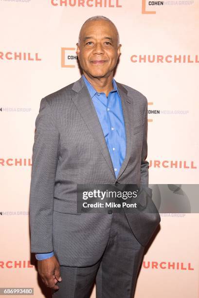 Ron Claiborne attends the "Churchill" New York Premiere at the Whitby Hotel on May 22, 2017 in New York City.