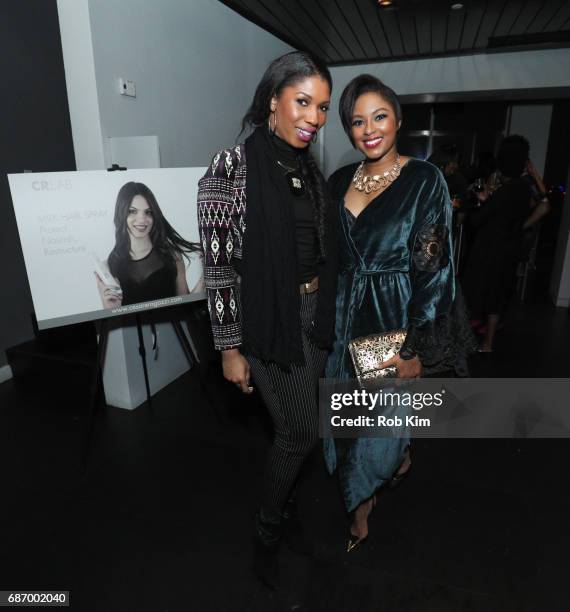 Deja Smith and Alicia Quarles attend Cesare Ragazzi USA Launch Event at Hotel on Rivington on May 22, 2017 in New York City.