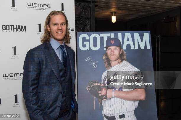 New York Mets Pitcher Noah Syndergaard attends Gotham Magazine's Celebration of it's Late Spring Issue with Noah Syndergaard at 1 Hotel Brooklyn...