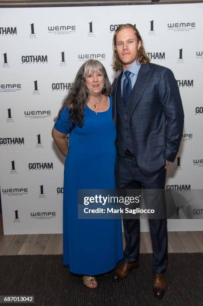 Heidi Syndergaard and New York Mets Pitcher Noah Syndergaard attend Gotham Magazine's Celebration of it's Late Spring Issue with Noah Syndergaard at...