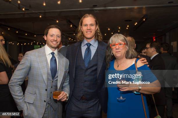 Tom Martchitelli, Noah Syndergaard and Heidi Syndergaard attend Gotham Magazine's Celebration of it's Late Spring Issue with Noah Syndergaard at 1...