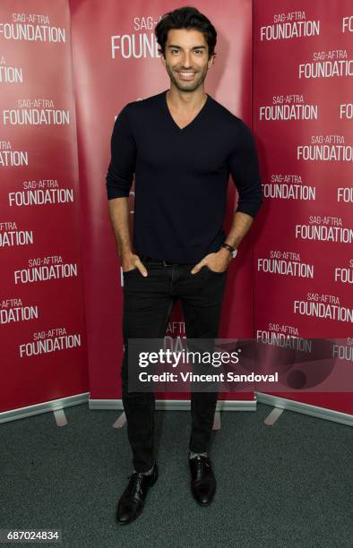 Actor Justin Baldoni attends SAG-AFTRA Foundation's Conversations with "Jane The Virgin" at SAG-AFTRA Foundation Screening Room on May 22, 2017 in...