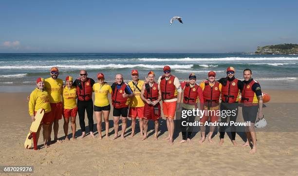 Jason McAteer, Gary McAllister and Craig Johnston legends of Liverpool during a visit to Bondi Beach on May 23, 2017 in Sydney, Australia.