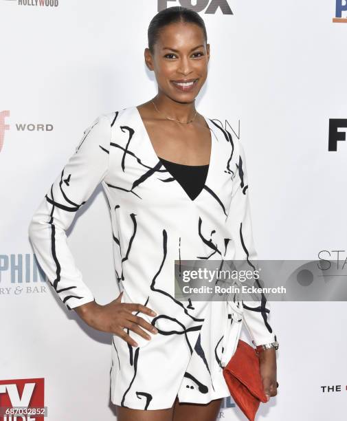 Actors Kearran Giovanni attends "The F Word" with Gordon Ramsay celebration at Station Hollywood at W Hollywood Hotel on May 22, 2017 in Hollywood,...