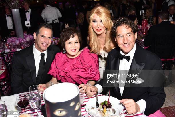 Allan Pollack, Yue Sai Kan, Elizabeth Segerstrom and Alvaro de Marichalar attend Elizabeth Segerstrom Attends American Ballet Theatre Spring 2017...