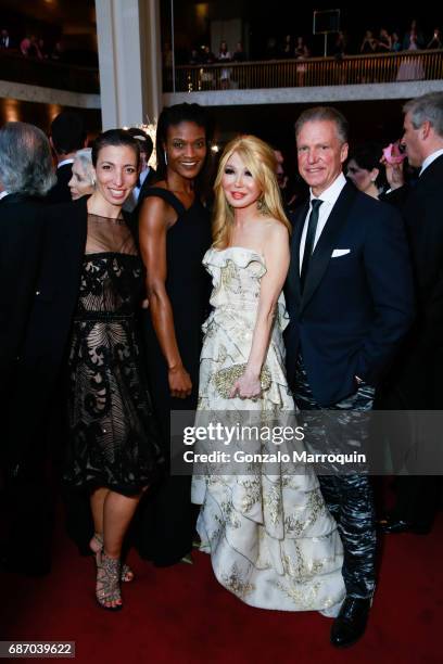 Coleen Reyniak, Lily Ayers Shariff, Elizabeth Segerstrom and Marshall Watson during the Elizabeth Segerstrom Attends American Ballet Theatre Spring...