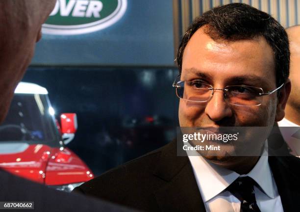 Cyrus Mistry of Tata group during the launch of the land rover at 11th Auto Expo in New Delhi.