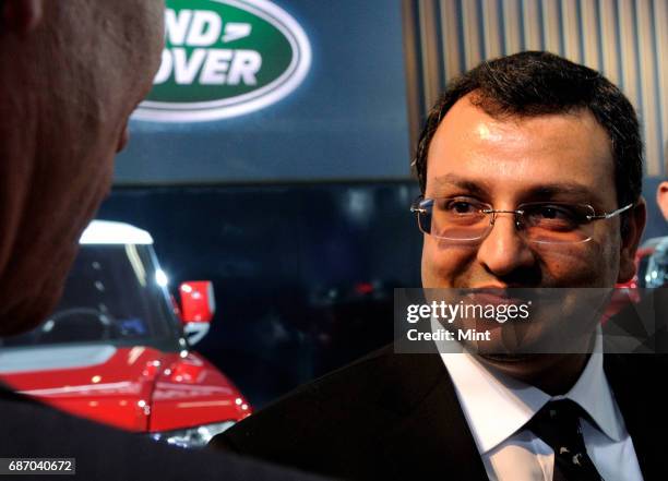 Cyrus Mistry of Tata group during the launch of the land rover at 11th Auto Expo in New Delhi.