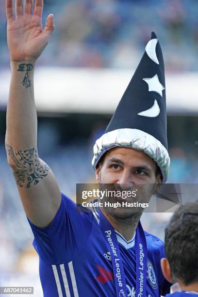 Chelsea's Cesc Fabregas after the Premier League match between Chelsea and Sunderland at Stamford Bridge on May 21, 2017 in London, England.