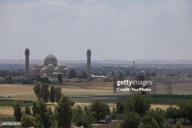 The main Mosque in Mosul with the leaning minaret of Great Mosque of al-Nuri in Mosul, where the ISIS leader, Abu Bakr al-Baghdadi, declared the...