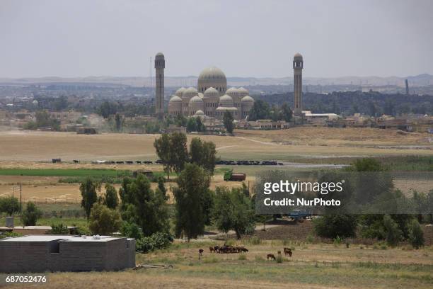 The main Mosque in Mosul with the leaning minaret of Great Mosque of al-Nuri in Mosul, where the ISIS leader, Abu Bakr al-Baghdadi, declared the...