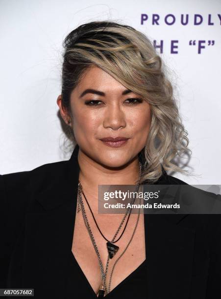 Singer-songwriter MILCK arrives at the Feminist Majority Foundation 30th Anniversary Celebration at the Directors Guild Of America on May 22, 2017 in...