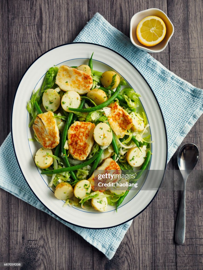 Vegetarian salad  nicoise