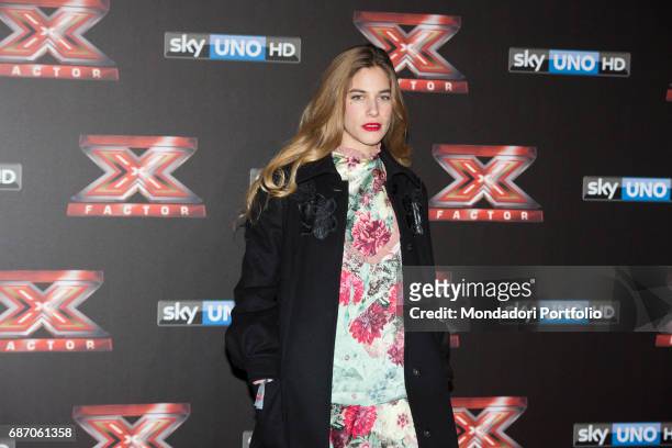 Photographer and actress Tea Falco at the final live show of series 10 of X Factor at Mediolanum Forum of Assago. Assago, Italy. 15th December 2016