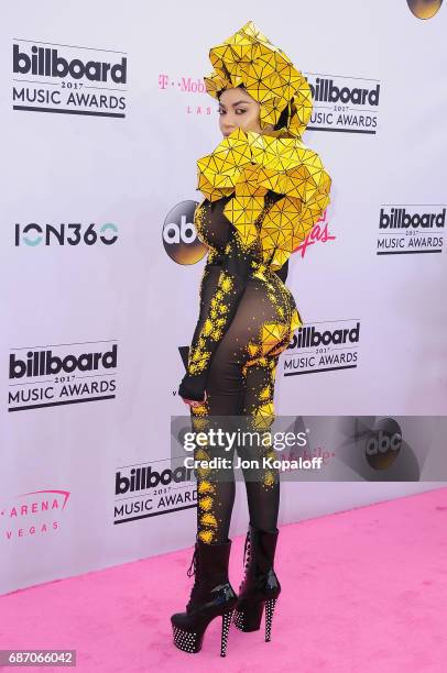 Dencia arrives at the 2017 Billboard Music Awards at T-Mobile Arena on May 21, 2017 in Las Vegas, Nevada.