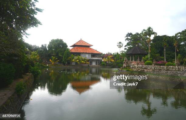 pura taman ayun temple - jayk7 bali stock pictures, royalty-free photos & images