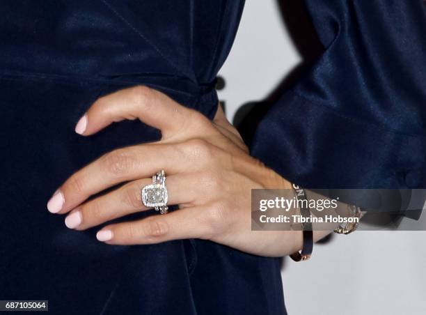 JoAnna Garcia Swisher, fashion detail, attends the 2017 ABC/Disney Media Distribution International Upfronts at Walt Disney Studio Lot on May 21,...