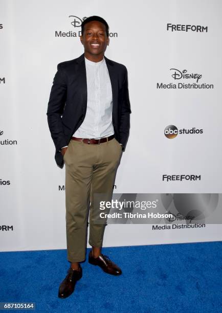 Brandon Micheal Hall attends the 2017 ABC/Disney Media Distribution International Upfronts at Walt Disney Studio Lot on May 21, 2017 in Burbank,...