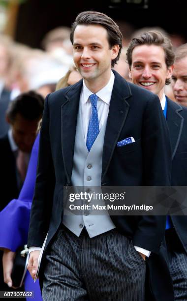 Charlie Gilkes attends the wedding of Pippa Middleton and James Matthews at St Mark's Church on May 20, 2017 in Englefield Green, England.