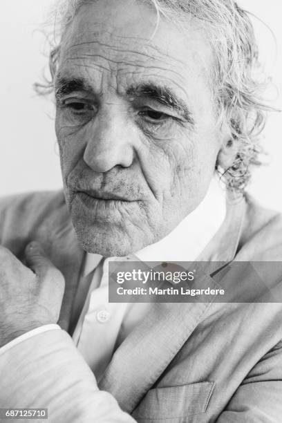 Film director Abel Ferrara is photographed on May 21, 2017 in Cannes at Majestic Beach, France.