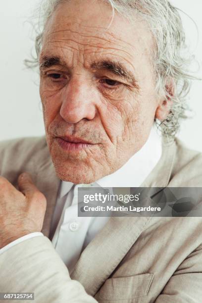 Film director Abel Ferrara is photographed on May 21, 2017 in Cannes at Majestic Beach, France.