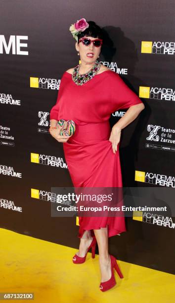 Rossy de Palma attends 'Academia del Perfume' awards 2017 at Teatro de la Zarzuela on May 22, 2017 in Madrid, Spain.