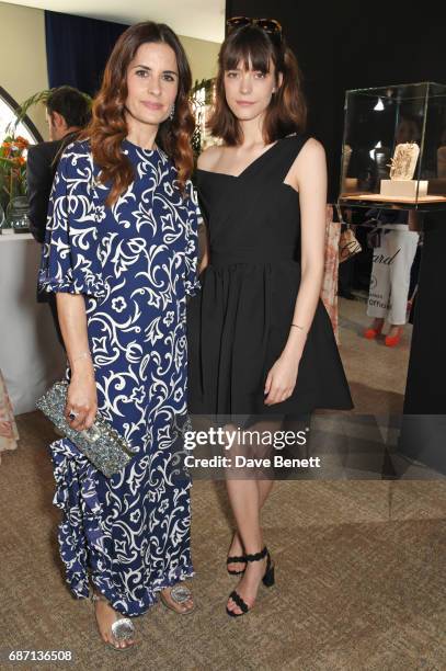 Livia Firth and Stacy Martin attend a private lunch hosted by Colin & Livia Firth and Caroline Scheufele celebrating Chopard and the Journey to...