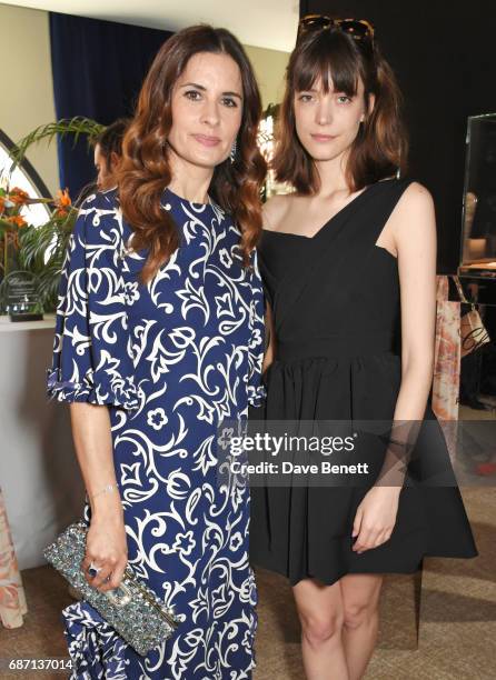 Livia Firth and Stacy Martin attend a private lunch hosted by Colin & Livia Firth and Caroline Scheufele celebrating Chopard and the Journey to...