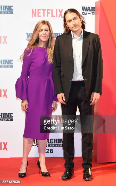 Producers Dede Gardner and Jeremy Kleiner attend the premiere for 'War Machine' at Roppongi Hills on May 23, 2017 in Tokyo, Japan.
