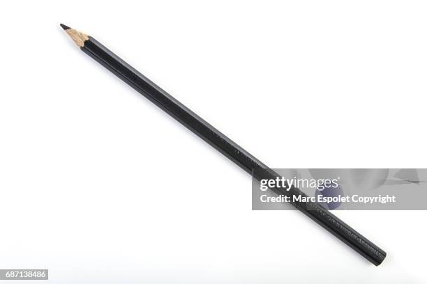 wooden color pencils - pencil stock pictures, royalty-free photos & images