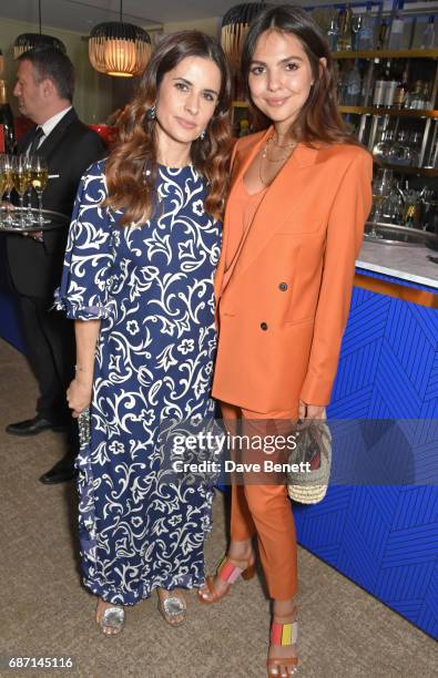 Livia Firth and Doina Ciobanu attend a private lunch hosted by Colin & Livia Firth and Caroline Scheufele celebrating Chopard and the Journey to...