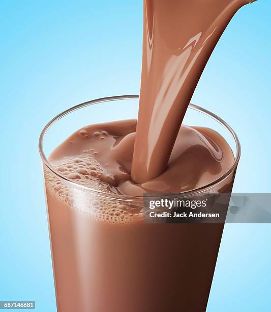 chocolate milk - chocolate milk stock pictures, royalty-free photos & images