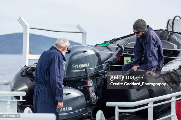 antarctica: drake passage - buitenboordmotor stockfoto's en -beelden
