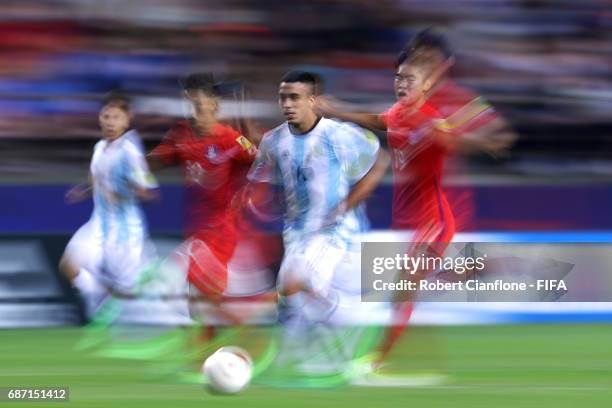Lucas Rodriguez of Argentina runs with the ball during the FIFA U-20 World Cup Korea Republic 2017 group A match between Korea Republic and Argentina...