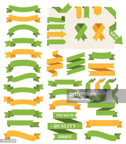 High Res Ribbon Set Of The Ribbons High-Res Vector Graphic - Getty Images