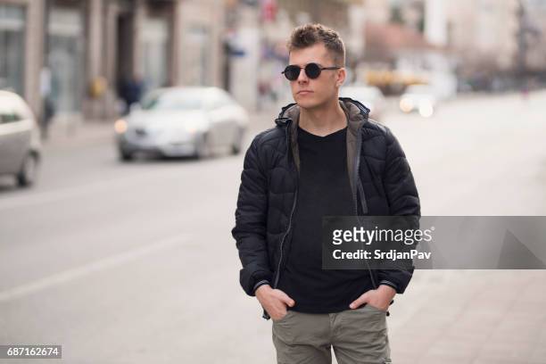 downtown boy - menswear stock pictures, royalty-free photos & images