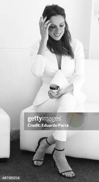 Model and actress Mar Saura attends the 'Galenic' presentation at Pons Fundation on May 23, 2017 in Madrid, Spain.