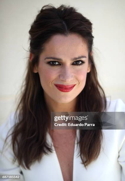 Model and actress Mar Saura attends the 'Galenic' presentation at Pons Fundation on May 23, 2017 in Madrid, Spain.