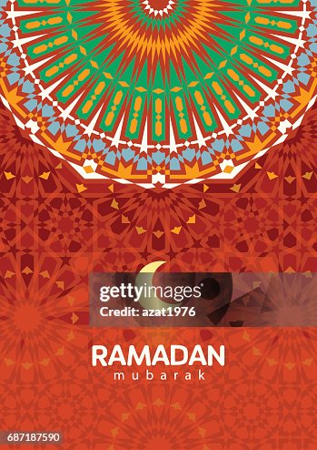 Ramadan Rox Ramadan Mubarak Beautiful Greeting Card Background With Crescent Moon ...